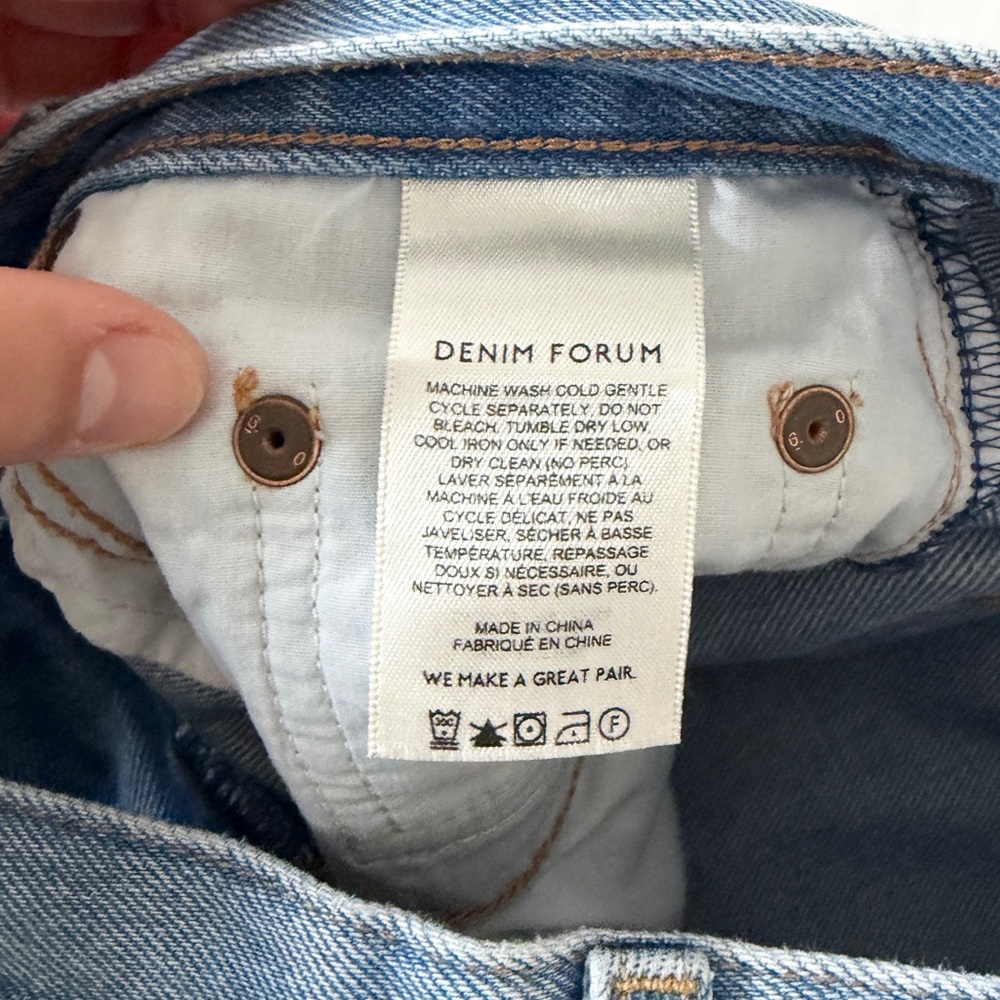 Aritzia Denim Forum The '90s Lo-Rise Baggy Wide Jean Women's 25W - Picture 9 of 11